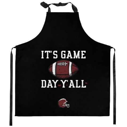 It's Game Day Y'all - Football Kitchen Aprons