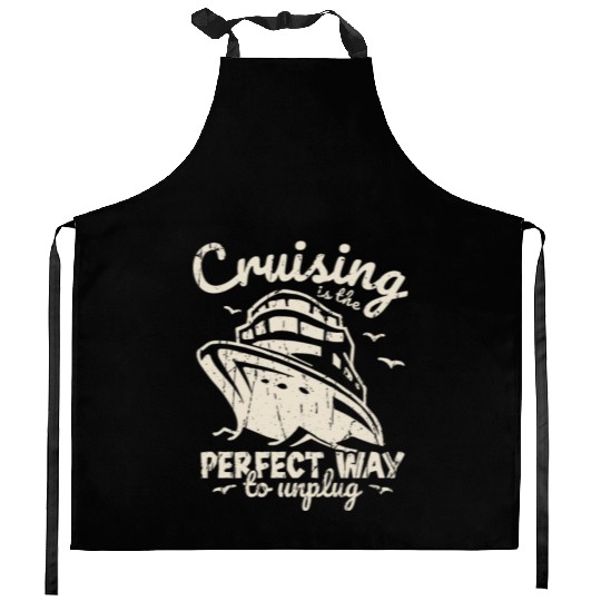 Cruising is the perfect way to unplug - Cruise Kitchen Aprons