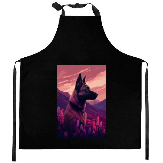Belgian Malinois Nature Kitchen Aprons