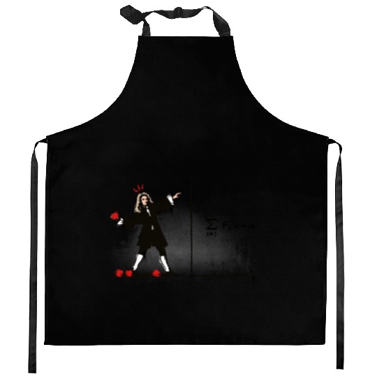 Newton Bombs Funny Physics Science Banksy Street Kitchen Aprons