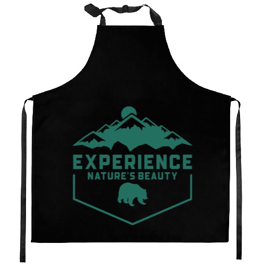Experience Nature's Beauty Camping Kitchen Aprons
