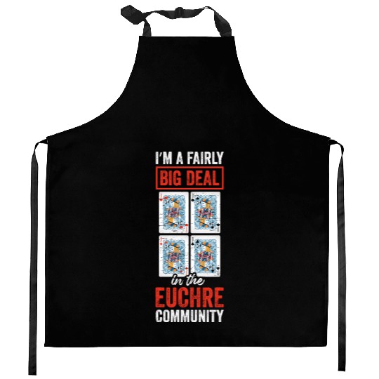 Euchre Community Card Game Player Poker Euchre Kitchen Aprons