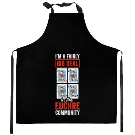 Euchre Community Card Game Player Poker Euchre Kitchen Aprons