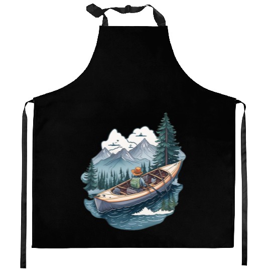 Travel kayak tour Kitchen Aprons