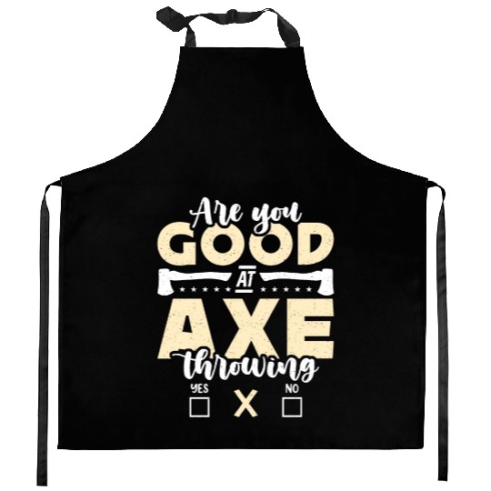 Axe Throwing Are You Good At Bullseye Axe Thrower Kitchen Aprons