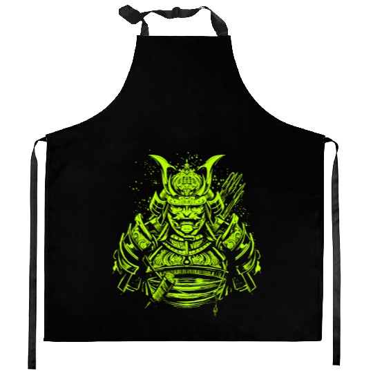 Samurai Warrior Kitchen Aprons