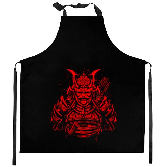 Samurai Warrior Kitchen Aprons