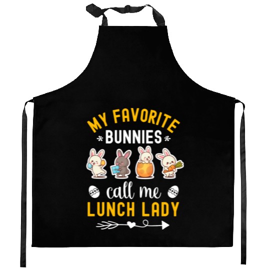 Favorite Bunnies Teacher Easter Kitchen Aprons