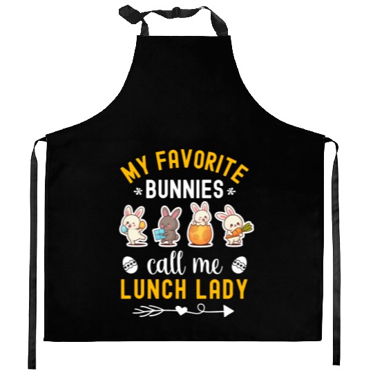 Favorite Bunnies Teacher Easter Kitchen Aprons