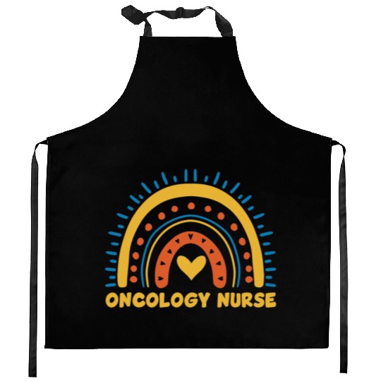 Great Oncology Nurse Rainbow RN Nurses Team Kitchen Aprons
