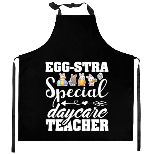 Egg Stra Special Daycare Teacher Easter Kitchen Aprons