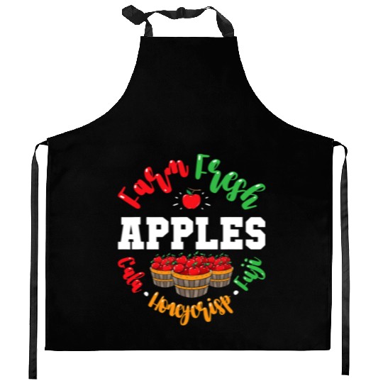 Apple Picking Farmer Fall For Toddlers Kids Women Kitchen Aprons