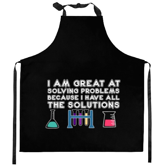 Funny Science Laboratory Chemist Technician Kitchen Aprons