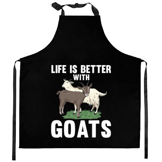 Cool Goats For Men Women Goat Whisperer Nubian Kitchen Aprons