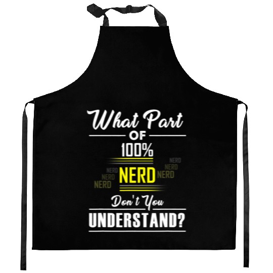 Funny Programmer Developer Computer Science 100 Kitchen Aprons