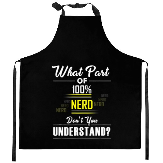 Funny Programmer Developer Computer Science 100 Kitchen Aprons