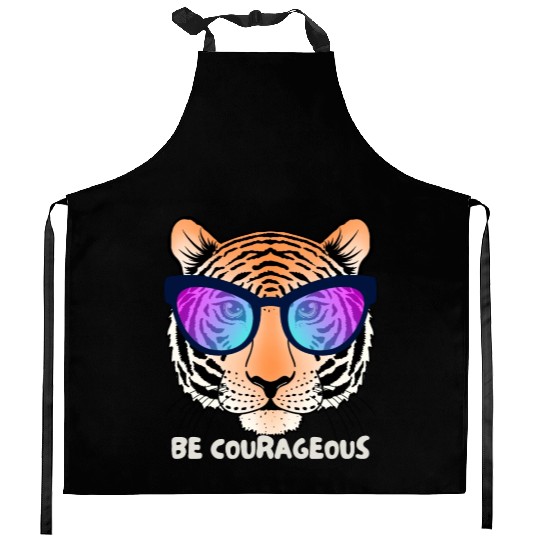 Be Courageous like a Lion Kitchen Aprons