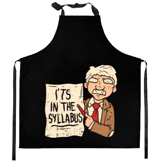 English Teacher Kitchen Aprons