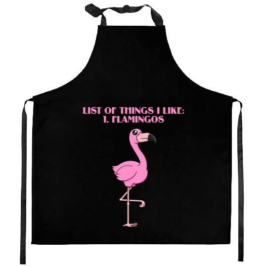 Funny Flamingo For Flamingo Lover Kitchen Aprons