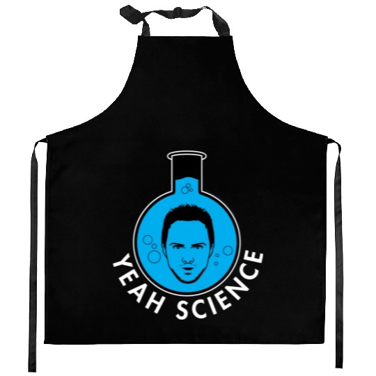 Breaking Bad Jessie Yeah Science Text Portrait Kitchen Aprons