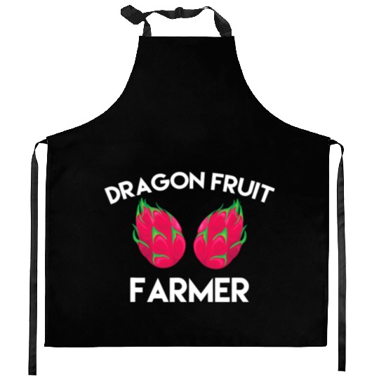 Dragon Fruit Farmer Outfit Love Tropical Food Kitchen Aprons
