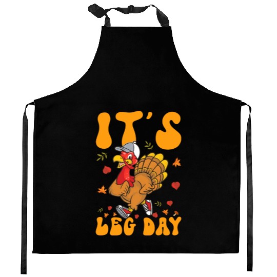 Thanksgiving Turkey Trot Squad Running Kitchen Aprons