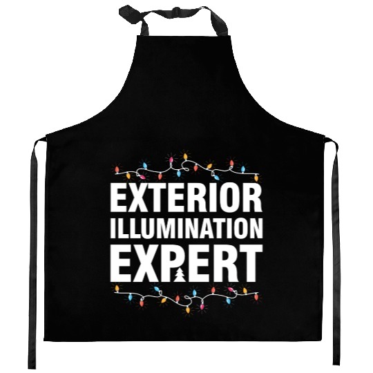 Exterior Illumination Expert Christmas Light Kitchen Aprons