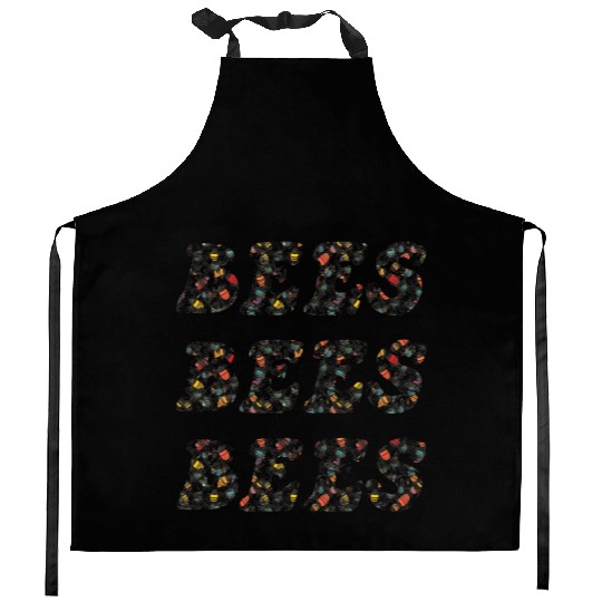 Vintage Bee Pattern - A Garden Design Kitchen Aprons