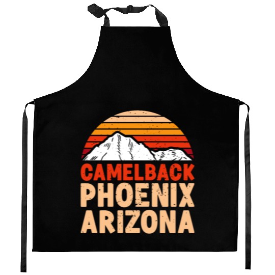 Phoenix Arizonna Mountain fan Summit Climbing Kitchen Aprons