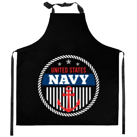 US-Marine Soldiers Military Fan Patriot Kitchen Aprons