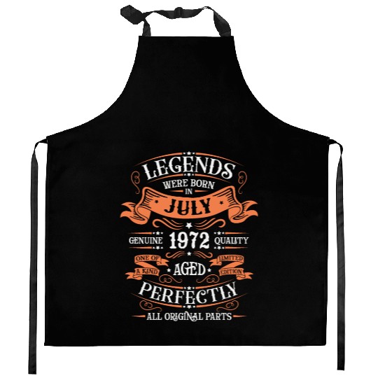 July 1972 Anniversary Vintage Gift Idea Kitchen Aprons