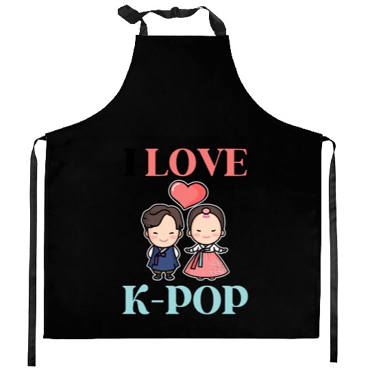K-Pop K-drama Korean Music KPop Kdrama Gift Kitchen Aprons