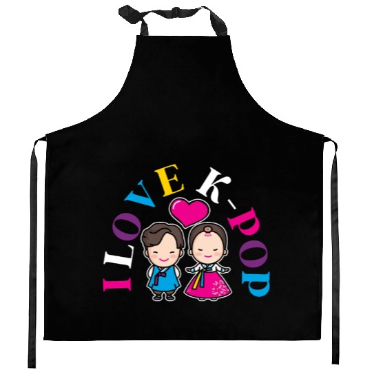 K-Pop K-drama Korean Music KPop Kdrama Gift Kitchen Aprons