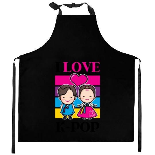 K-Pop K-drama Korean Music KPop Kdrama Gift Kitchen Aprons
