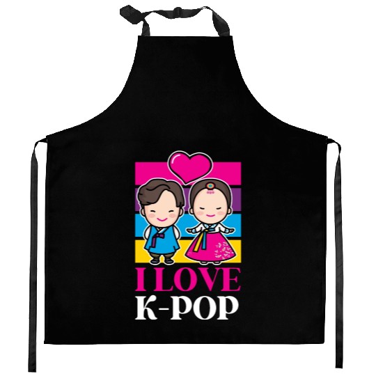 K-Pop K-drama Korean Music KPop Kdrama Gift Kitchen Aprons