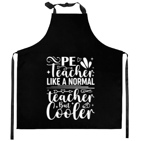 P.E. Teacher Definition Funny Physical Education T Kitchen Aprons