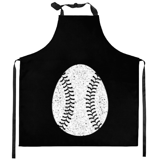 Baseball Happy Easter Egg Hunting Cute Sport Lover Kitchen Aprons