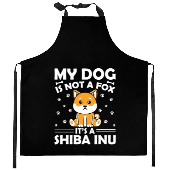 Shiba Inu Dog Lover Puppy Breeder Pet Dog Owner Kitchen Aprons