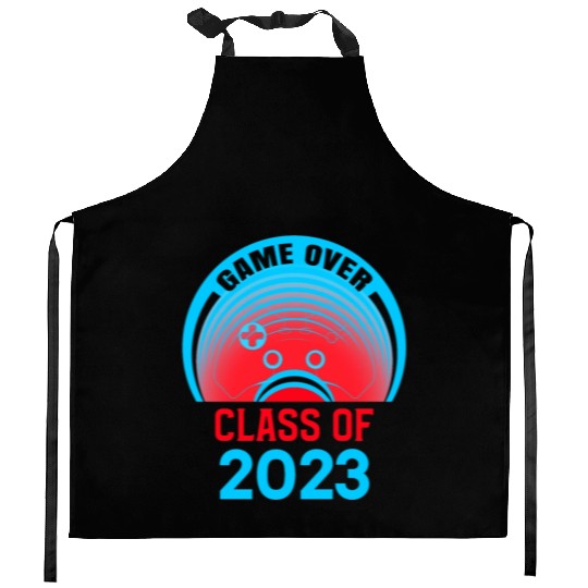Game Over Class of 2023 Video Games Vintage Kitchen Aprons