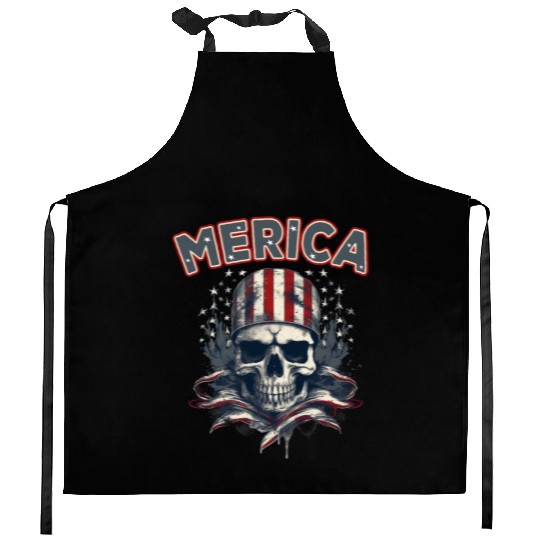 USA Independence Day 4th of July Labor Day Kitchen Aprons