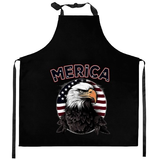 USA Independence Day 4th of July Labor Day Kitchen Aprons