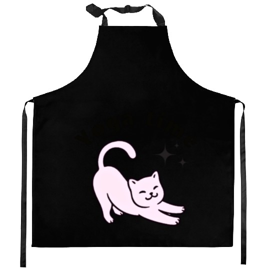 Yoga time Kitchen Aprons