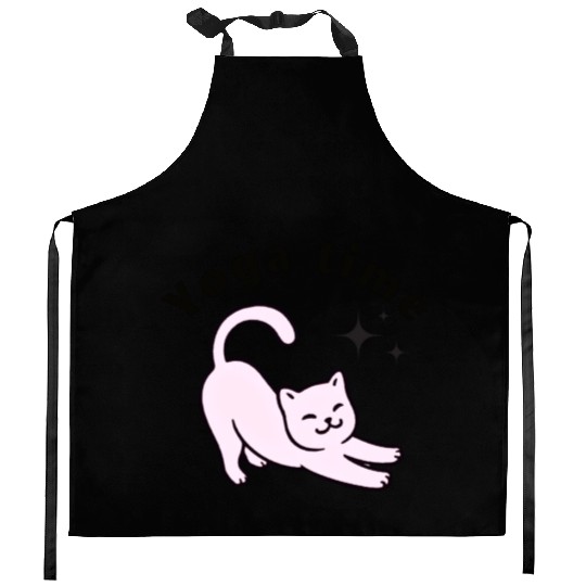 Yoga time Kitchen Aprons