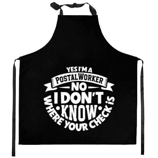Postal Worker Mail Lady Mail Carrier Postal Kitchen Aprons