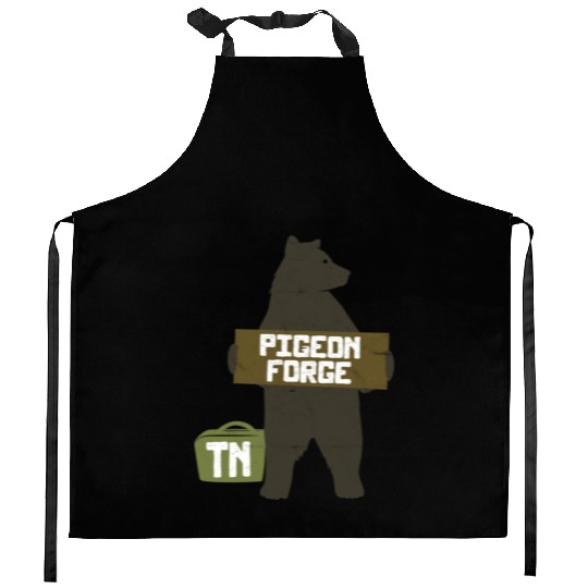 Pigeon Forge Tennessee Great Smoky Mountains Bear Kitchen Aprons