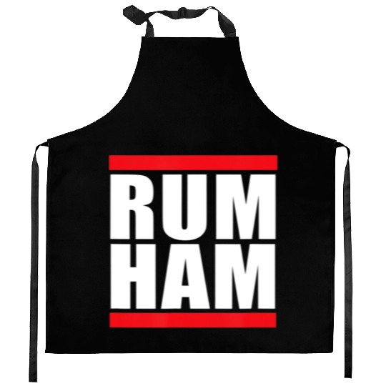 Unique S Womens Rum Ham Blue Small Us Kitchen Aprons