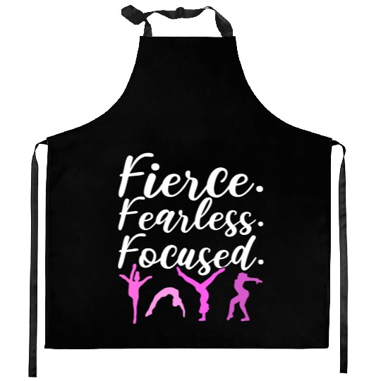 Fearless Gymnast Gymnastic Teacher Kitchen Aprons