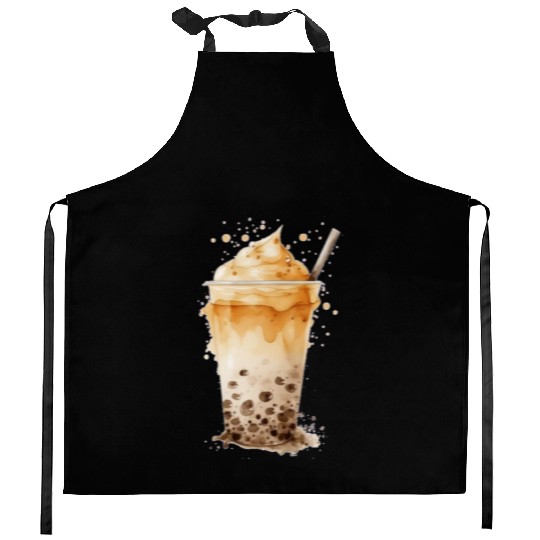 Boba Bubble Tea 2 Kitchen Aprons
