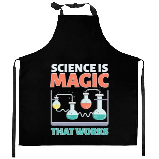 Scientist Chemist Teacher Student Science Magic Th Kitchen Aprons