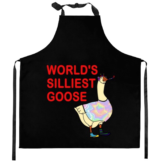 World's Silliest Goose Kitchen Aprons
